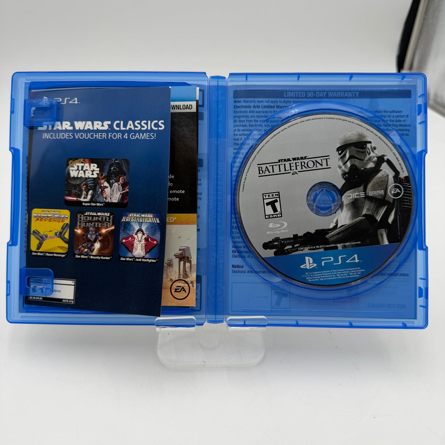 Playstation 4 Star Wars Battlefront Deluxe Edition Game with Box Used