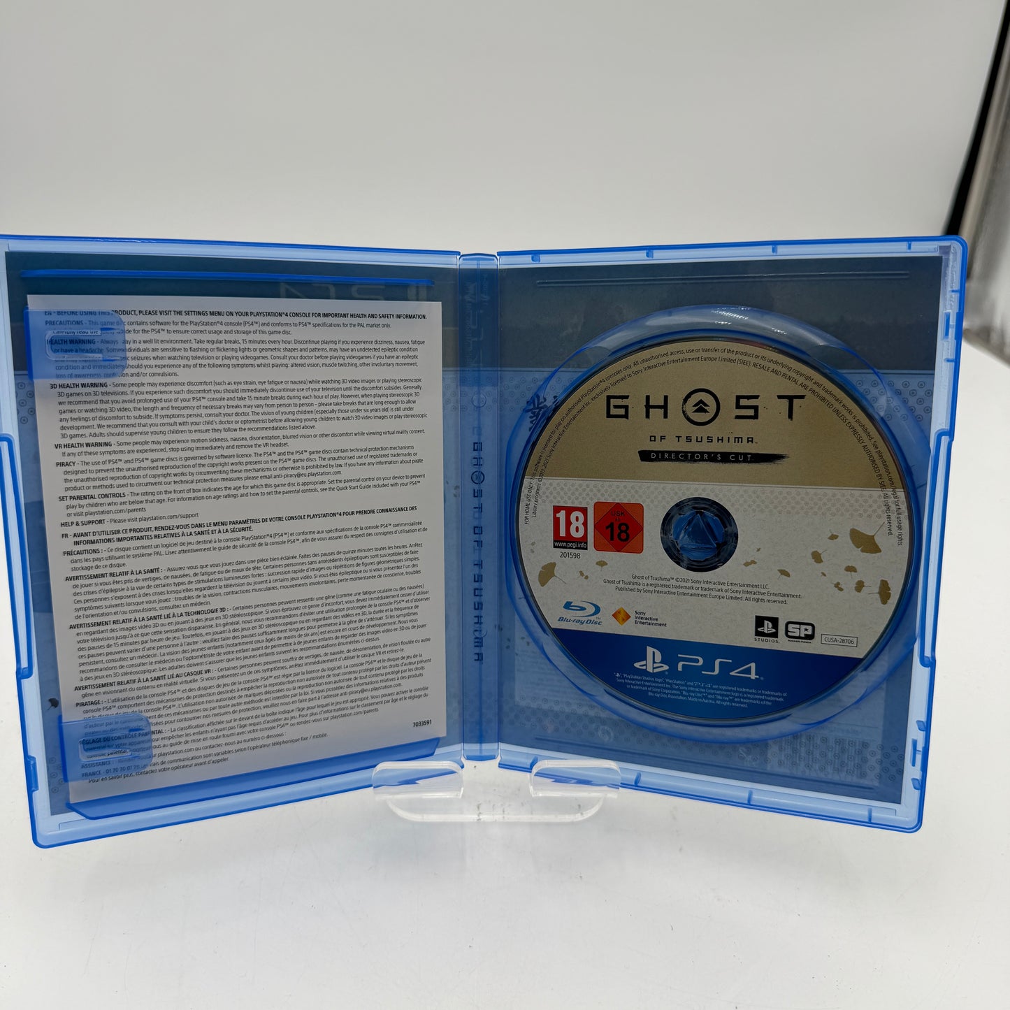 PlayStation 4 Ghost of Tsushima: Director's Cut Video Game with Box Used