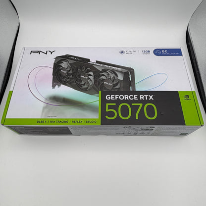 PNY GeForce RTX 5070 12GB Graphics Card Black