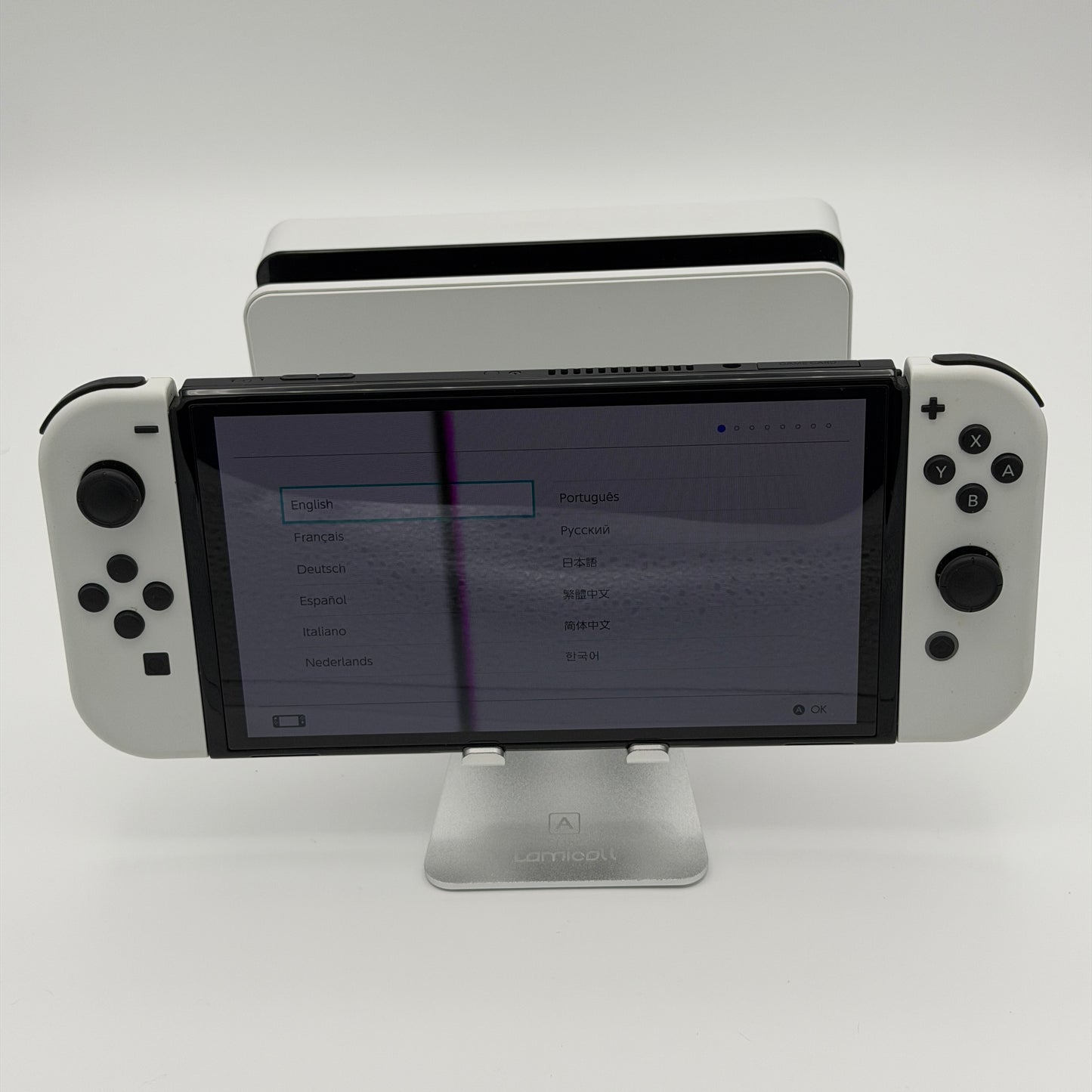 Nintendo Switch OLED Model (HEG-001) 2021 Console and Dock