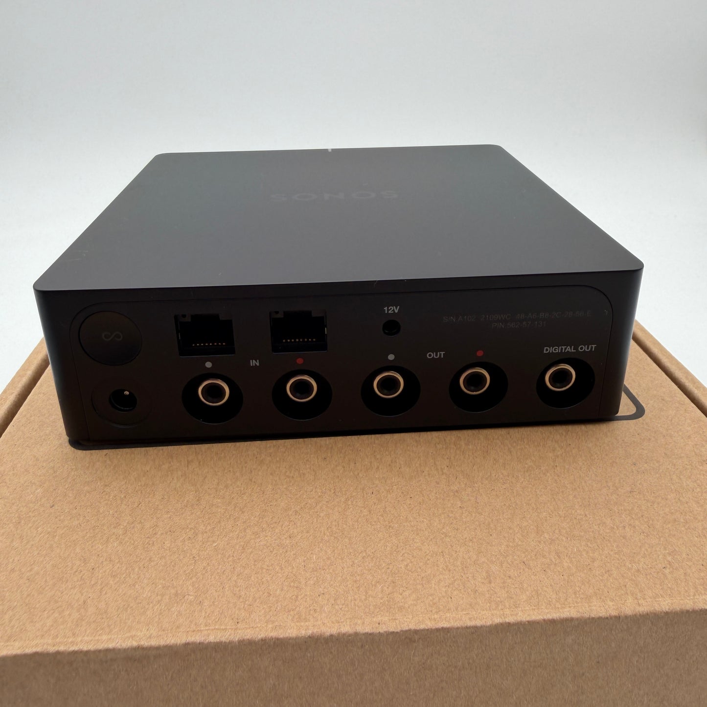 Sonos Port Gen 1 Media Streamer Black New Open Box