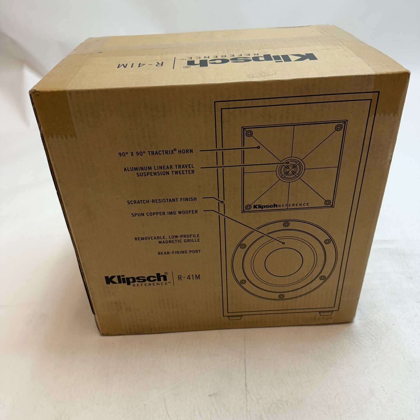 Klipsch Reference R-41M Bookshelf Home Speakers Black New In Box