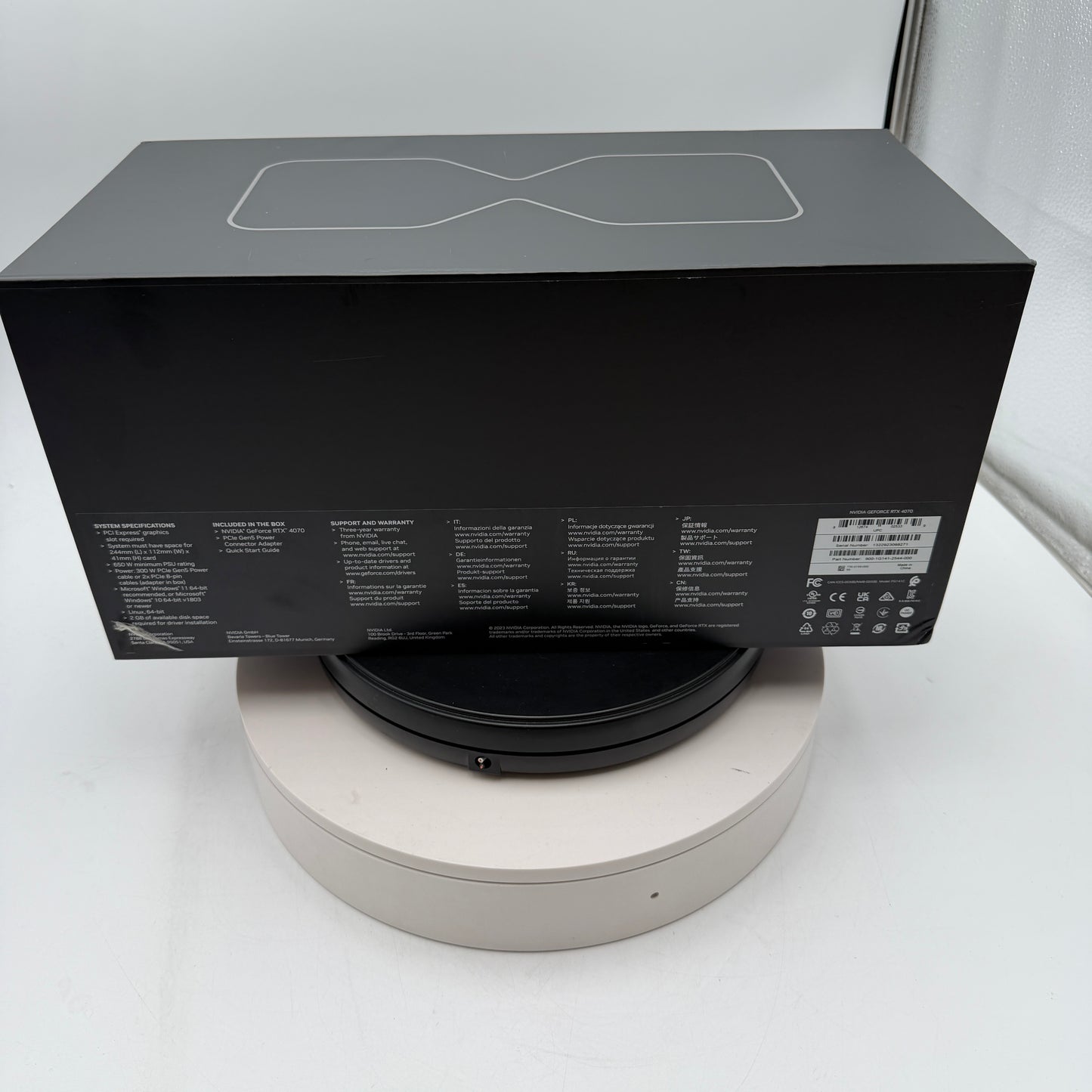 NVIDIA GeForce RTX 4070 Founders Edition Graphics Card