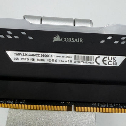 CORSAIR VENGEANCE RGB PRO DDR4 RAM 8GB 3600MHz C18 For Parts or Repair