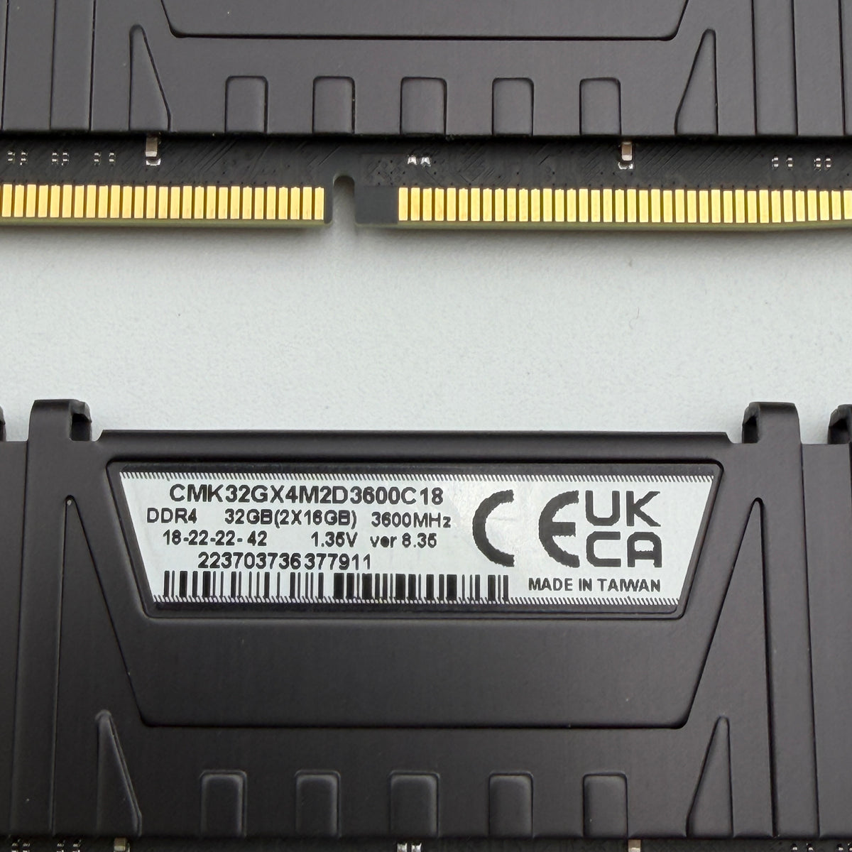 CORSAIR Vengeance LPX 64GB (4x16GB) 3600MHz DDR4 RAM - Black