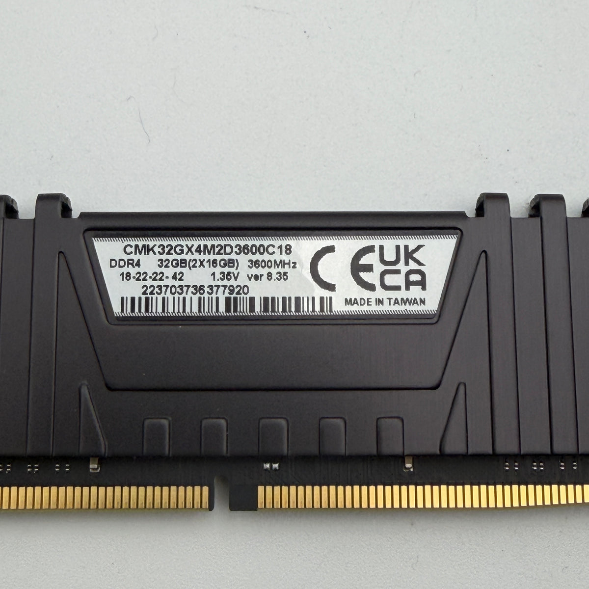 CORSAIR Vengeance LPX 64GB (4x16GB) 3600MHz DDR4 RAM - Black