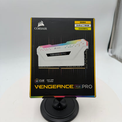 CORSAIR Vengeance RGB Pro 16GB (2x8GB) DDR4 3200MHz White New In Box
