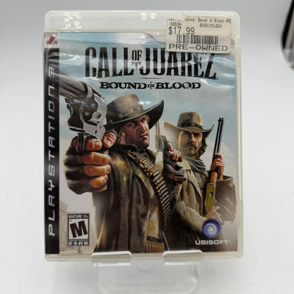 Call of Juarez: Bound in Blood PlayStation 3 Video Game PS3