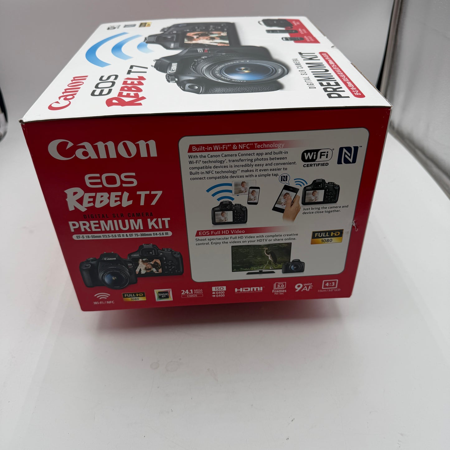 NEW Canon EOS Rebel T7 Digital Camera Premium Kit w/ Lenses and More Black