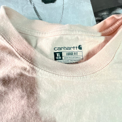 Carhartt Long Sleeve Tee Light Pink Size Extra Large