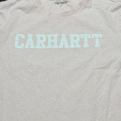 Carhartt Work In Progress WIP Long Sleeve Tee Size Large Light Pink READ!