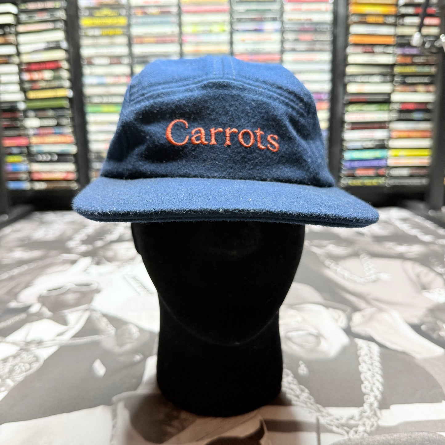 Carrots Flannel 5 Panel Strapback Dad Cap