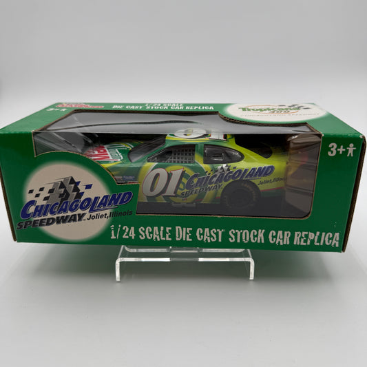 Action Racing Chicagoland Speedway 1:24 Mountain Dew Die Cast Tropicana 400 Inaugural Race Car