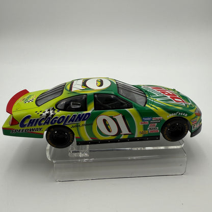 2001 Nascar Chicagoland Speedway 1:24 Mountain Dew Die Cast Tropicana 400 Inaugural Race Car