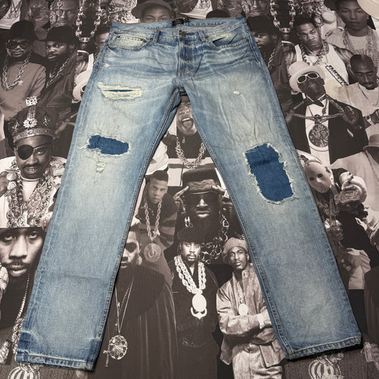 Club Monaco Distressed Denim Jeans Size 36/32