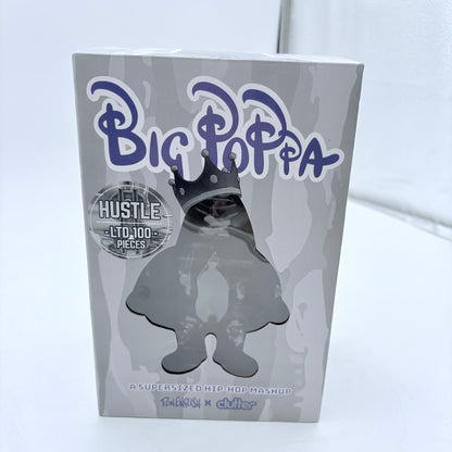 Clutter Studios Big Poppa Hustle Silver Ltd 100 Vinyl Figure by Ron English