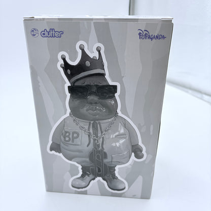 Clutter Studios Big Poppa Hustle Silver Ltd 100 Vinyl Figure by Ron English