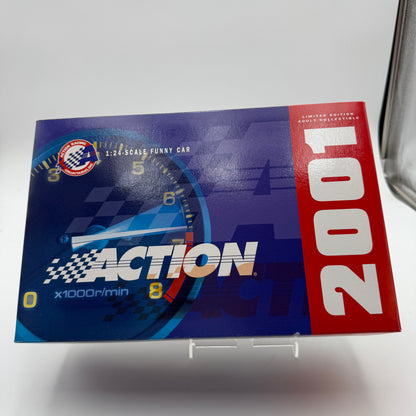 Action Racing Cristen Powell Nitro Fish 2001 Camaro Funny Car 1:24 Diecast