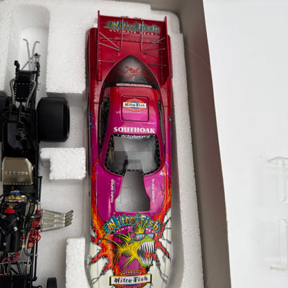 Action Racing Cristen Powell Nitro Fish 2001 Camaro Funny Car 1:24 Diecast