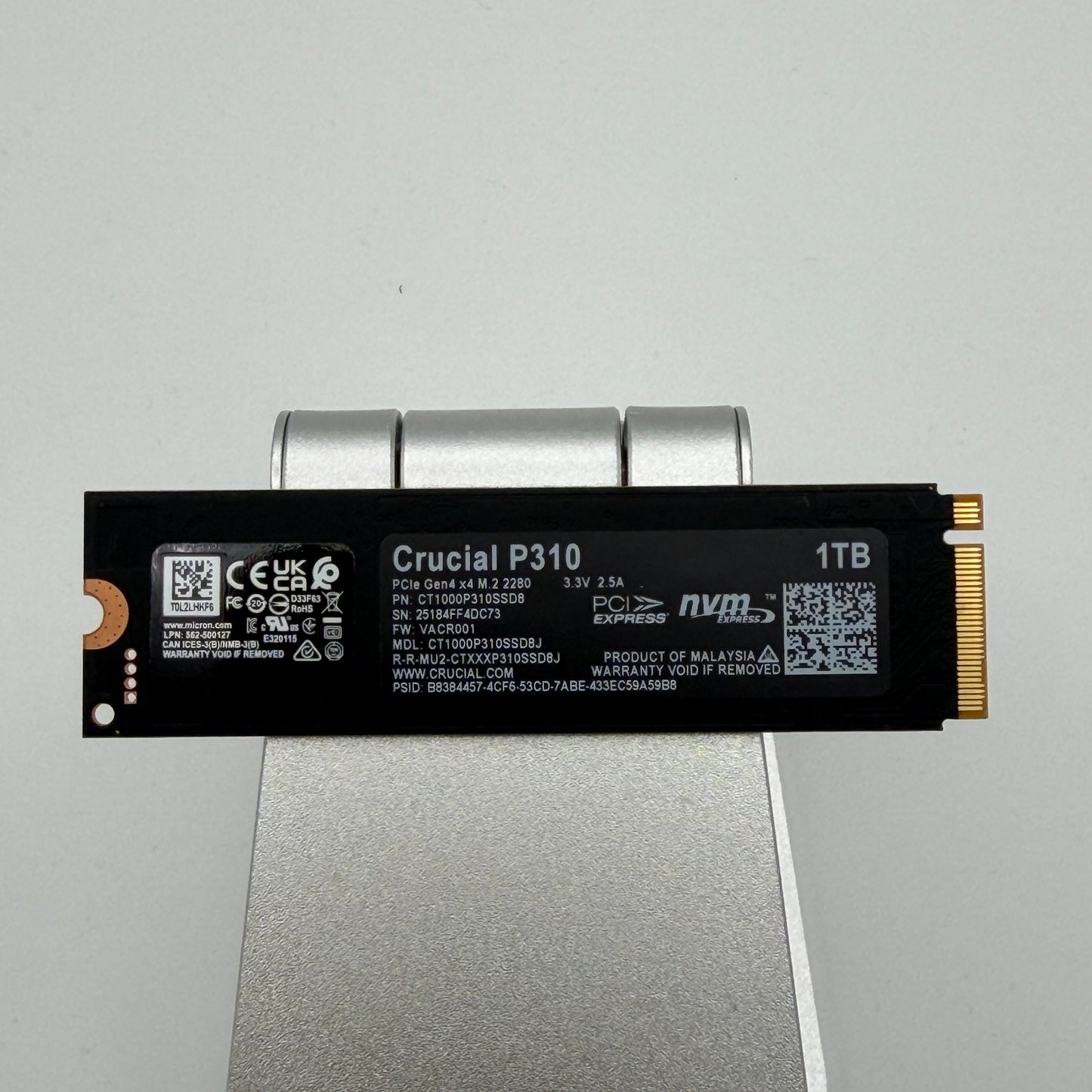 Crucial P310 1TB M.2 2280 PCIe Gen4 NVMe Internal SSD