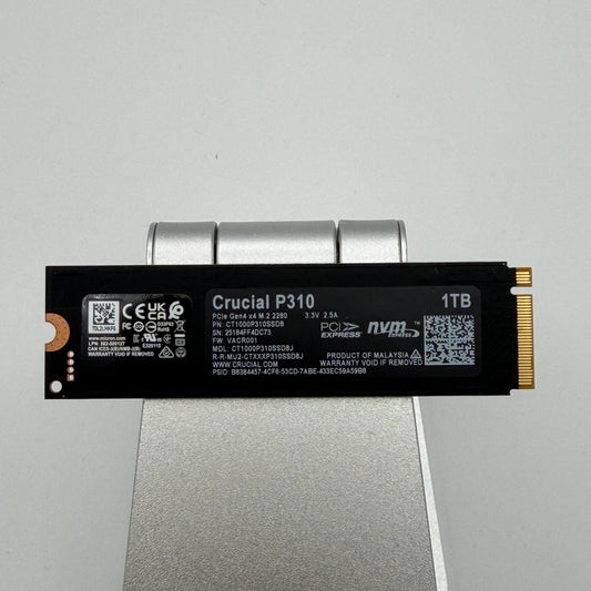 Crucial P310 1TB M.2 2280 PCIe Gen4 NVMe Internal SSD