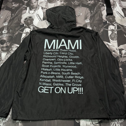 D.A.D.E. Roll Call Nylon Anorak Miami History Size Medium