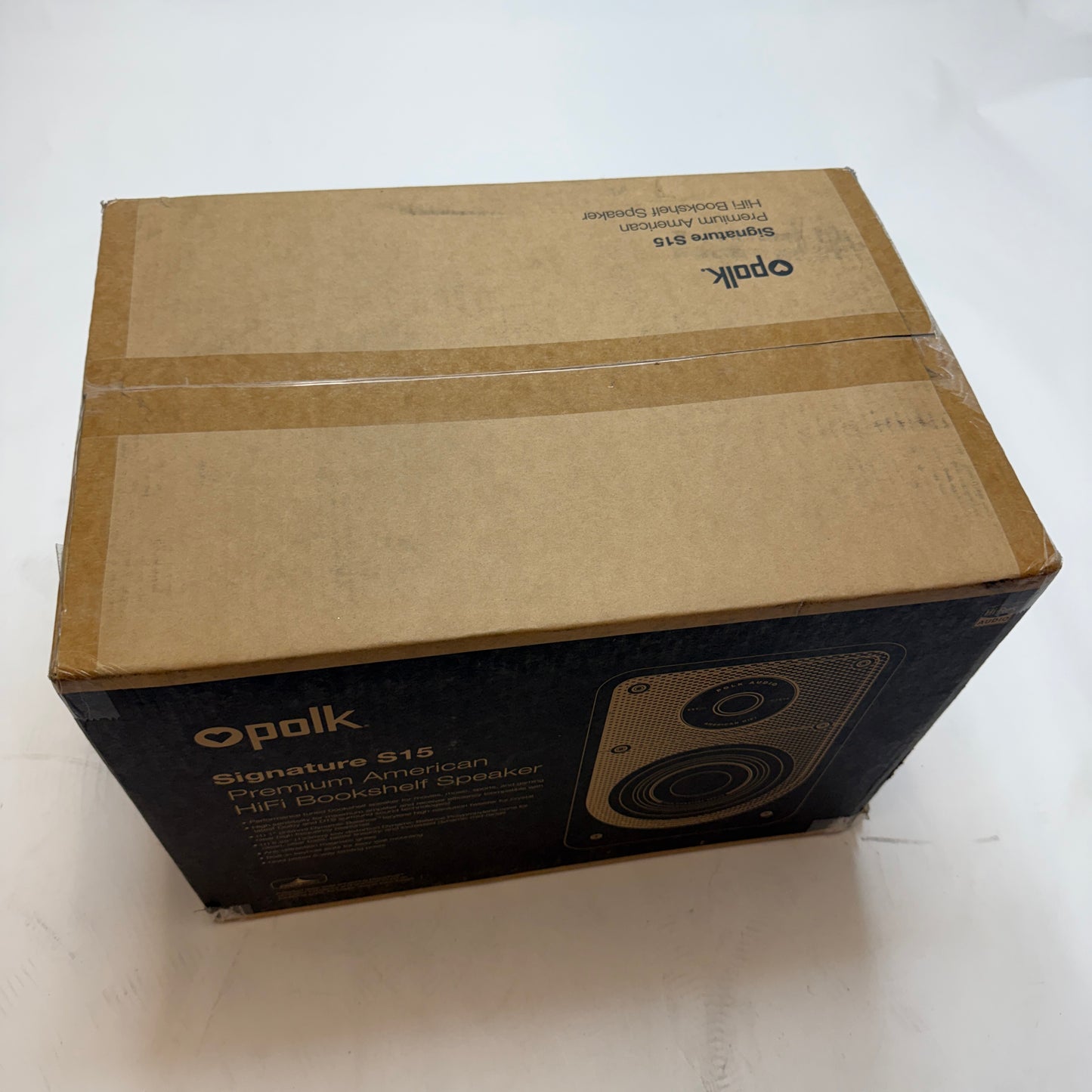 Polk Audio Signature S15 Bookshelf Speaker Washed Black Walnut New In Box