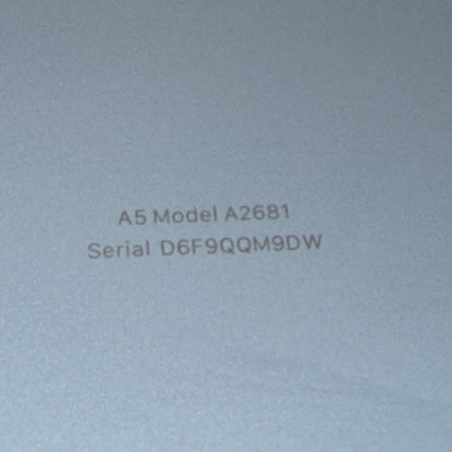 Apple MacBook Air 13-inch M2 A2681 2023 16GB 256GB Midnight 100% Battery