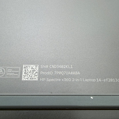 HP Spectre x360 14-ef2013dx 2-in-1 Laptop - 14-inch, Core i7, 16GB RAM, 500GB SSD, Black