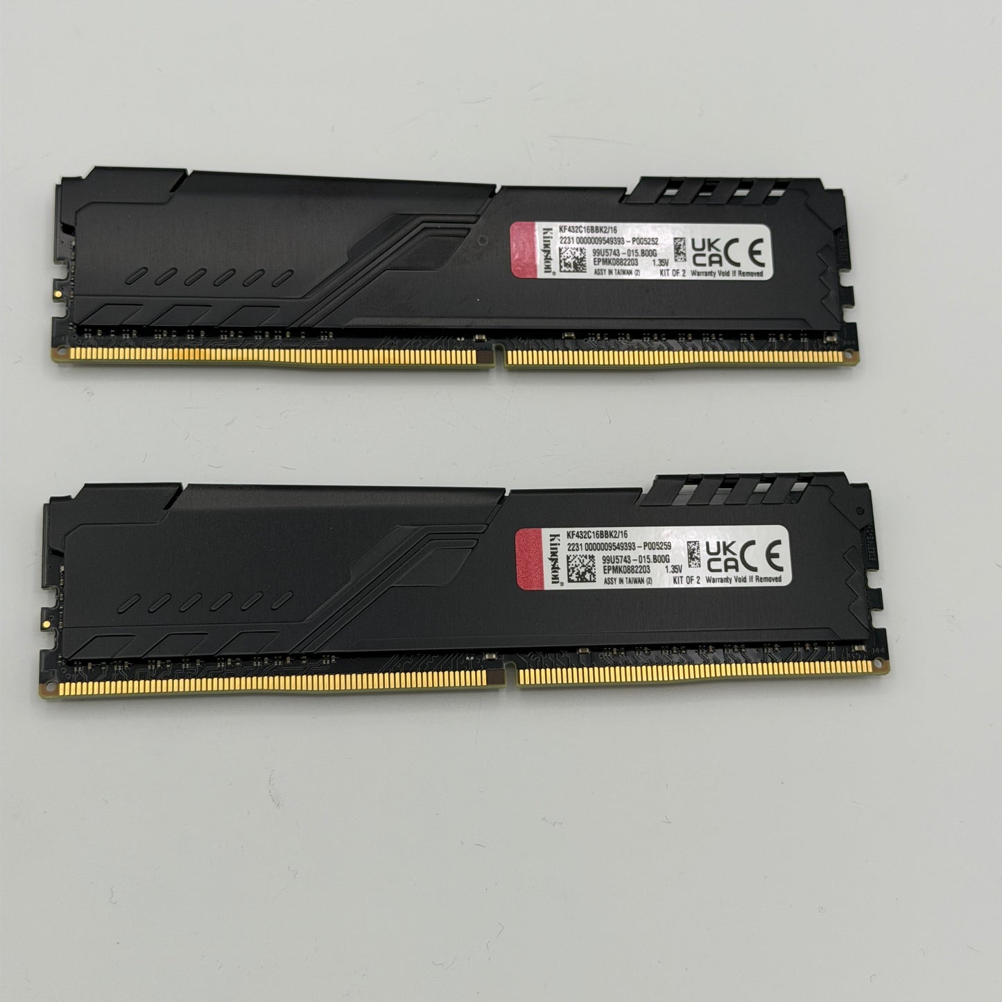 Kingston FURY Beast 16GB (2x8GB) DDR4 Desktop RAM Kit Black