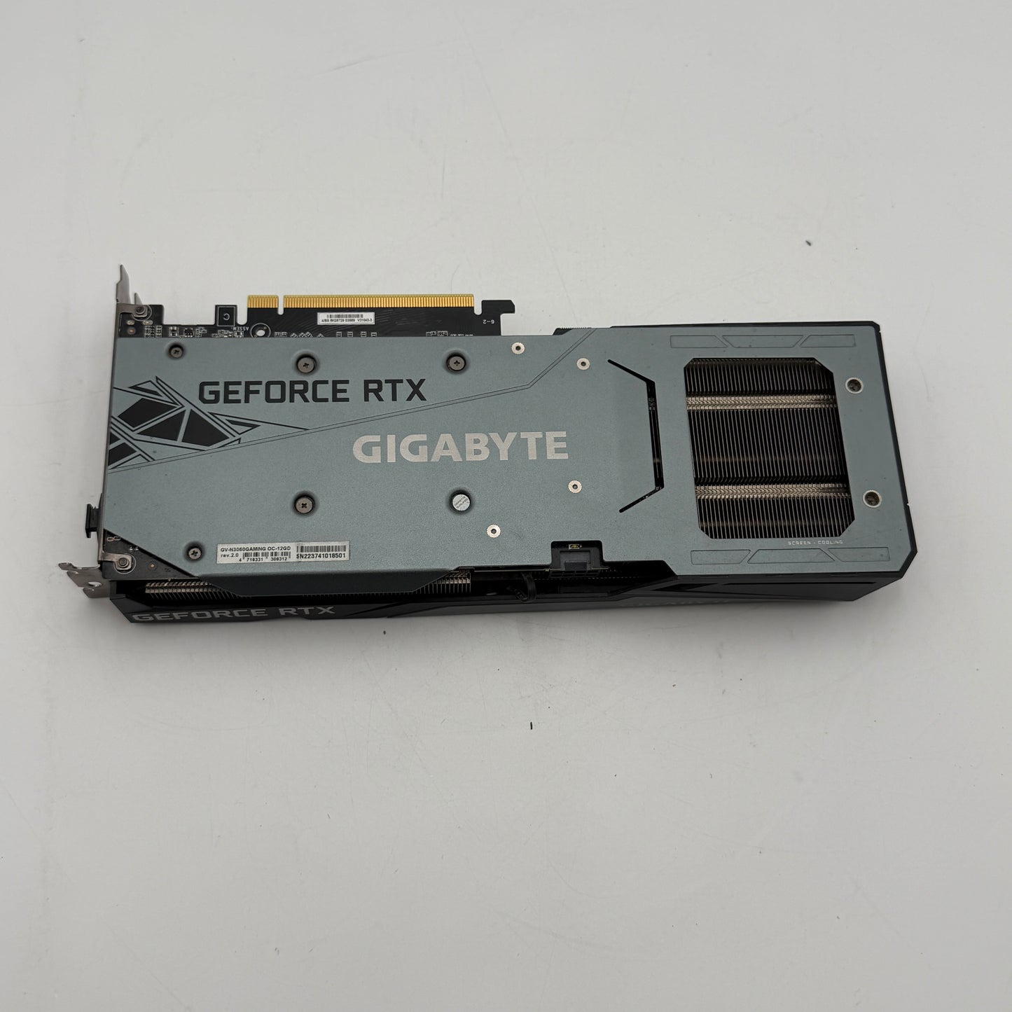 Gigabyte GeForce RTX 3060 12GB GDDR6 Graphics Card GV-N3060GAMING OC-12GB Black Used