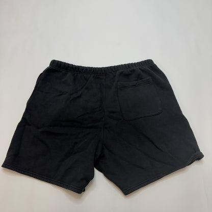 Fear of God Essentials Men's Black Fleece Logo Drawstring Sweat Shorts - Size L