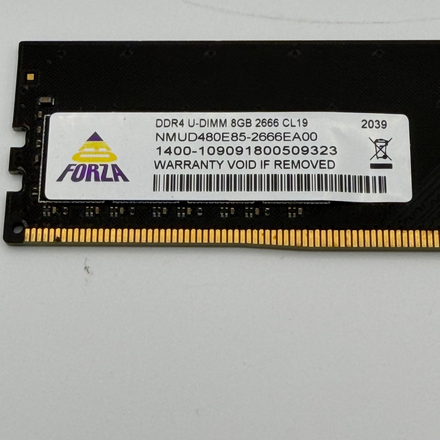 Forza Neo U-DIMM 8GB RAM DDR4 2666MHz For Parts or Repair