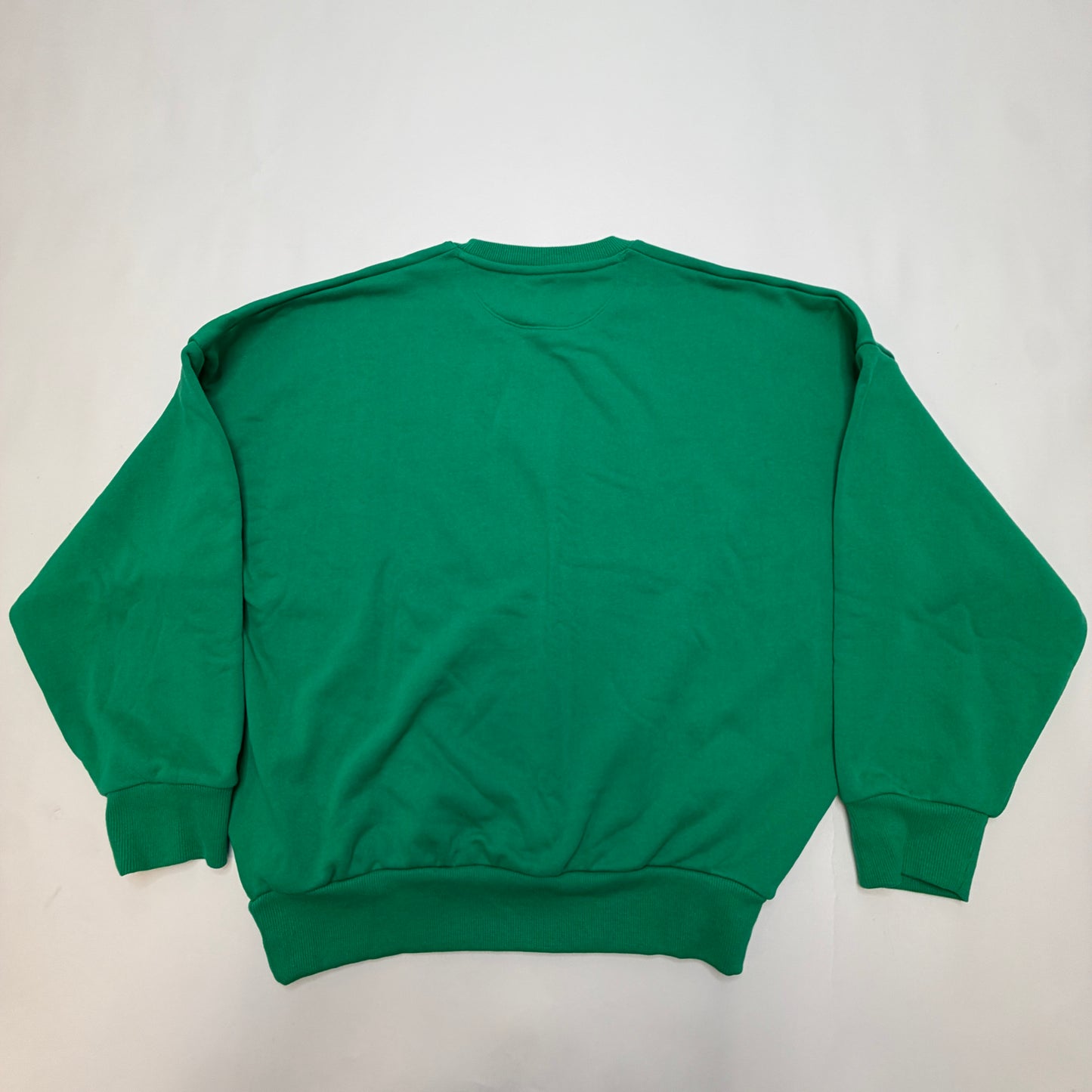 Under Armour Icon Men's Crewneck Sweatshirt - Size L, Green Oversized Terry Spell Out
