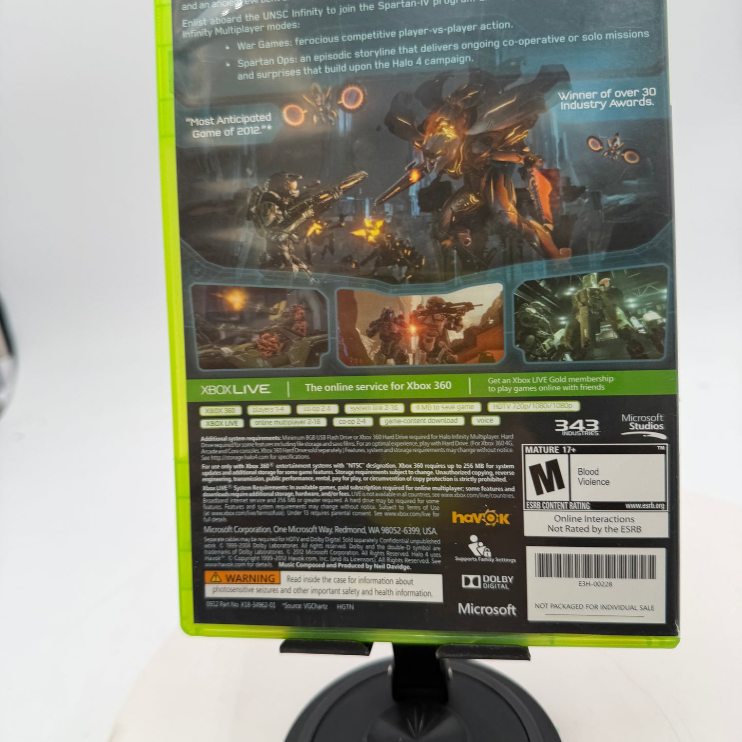 PAL Xbox 360 Halo 4 Video Game