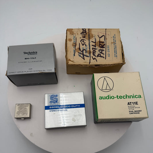 Lot of Untested Vintage Turntable Needles & Stylus Cartridges