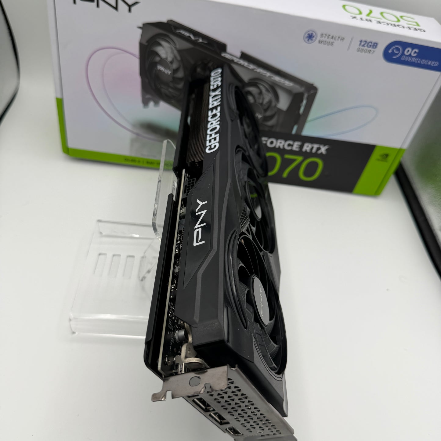 PNY GeForce RTX 5070 12GB Graphics Card Black