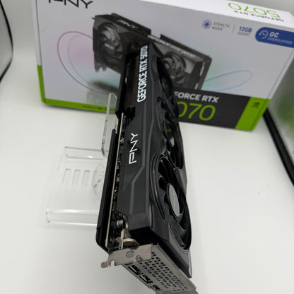 PNY GeForce RTX 5070 12GB Graphics Card Black