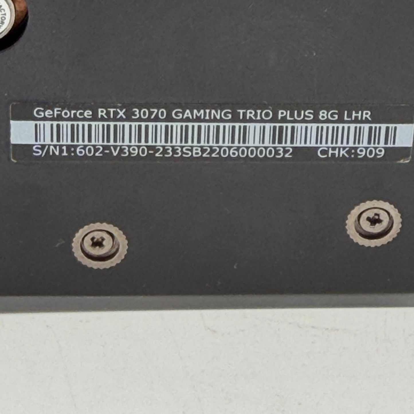 MSI GeForce RTX 3070 GAMING Z Trio LHR 8GB GDDR6 Graphics Card Black