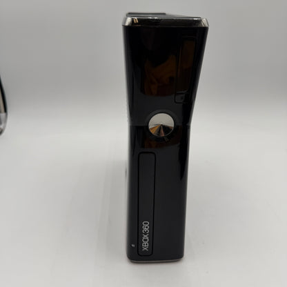 Microsoft Xbox 360 S 1439 2010 Black Console With Controller and Cables