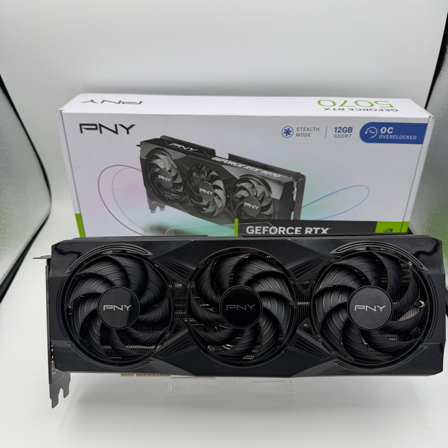 PNY GeForce RTX 5070 12GB Graphics Card Black