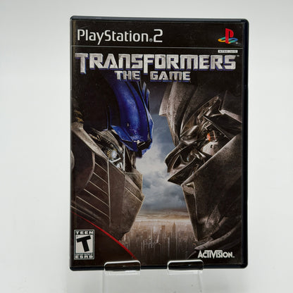 Transformers The Game (Sony PlayStation 2, PS2, 2007) CIB COMPLETE IN BOX