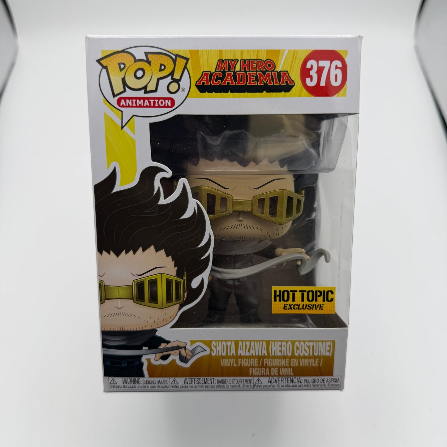 Funko Pop! My Hero Academia #376 Shota Aizawa Hero Costume Hot Topic Exclusive Collectible Figure