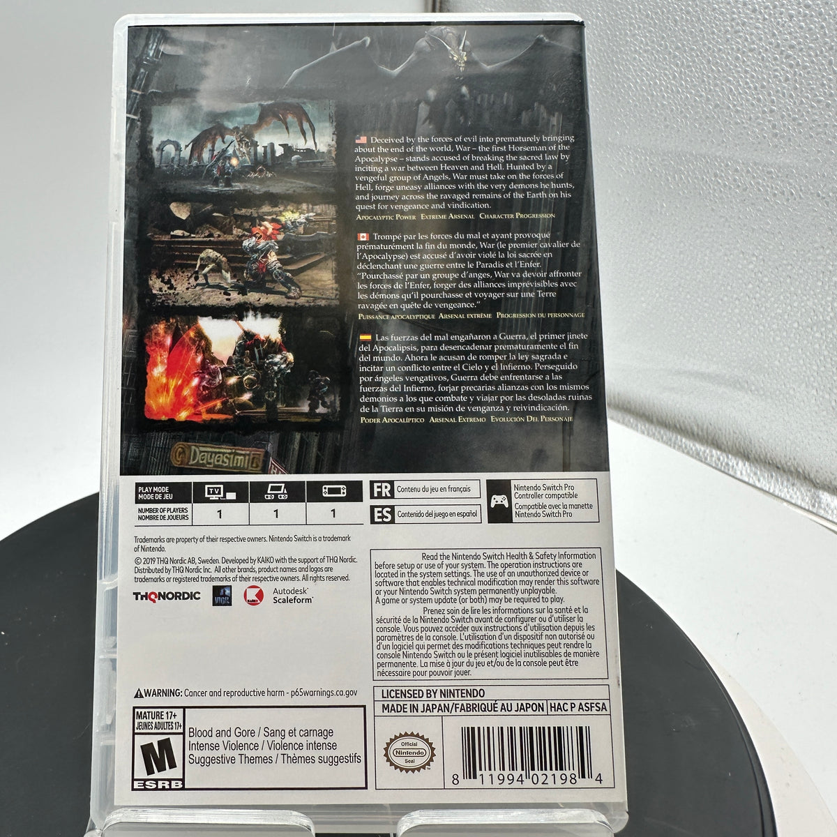Nintendo Switch Darksiders: Warmastered Edition CIB