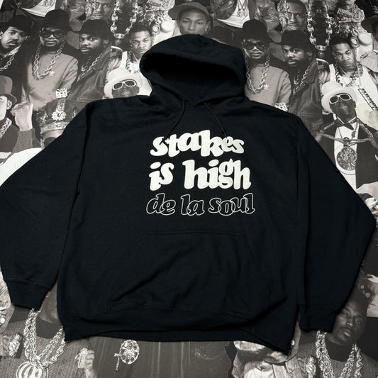De La Soul Stake is High Promo Hoodie sz XL Black