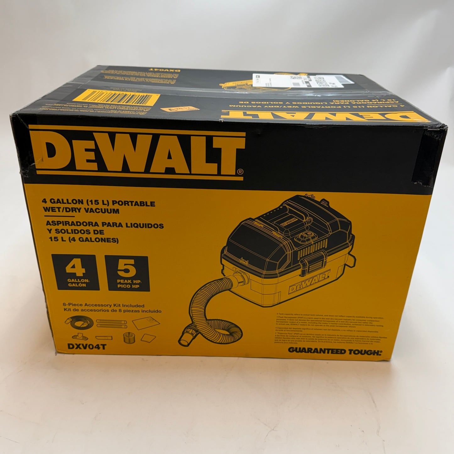 DeWalt 4 Gallon Portable Wet/Dry Vacuum Black New In Box