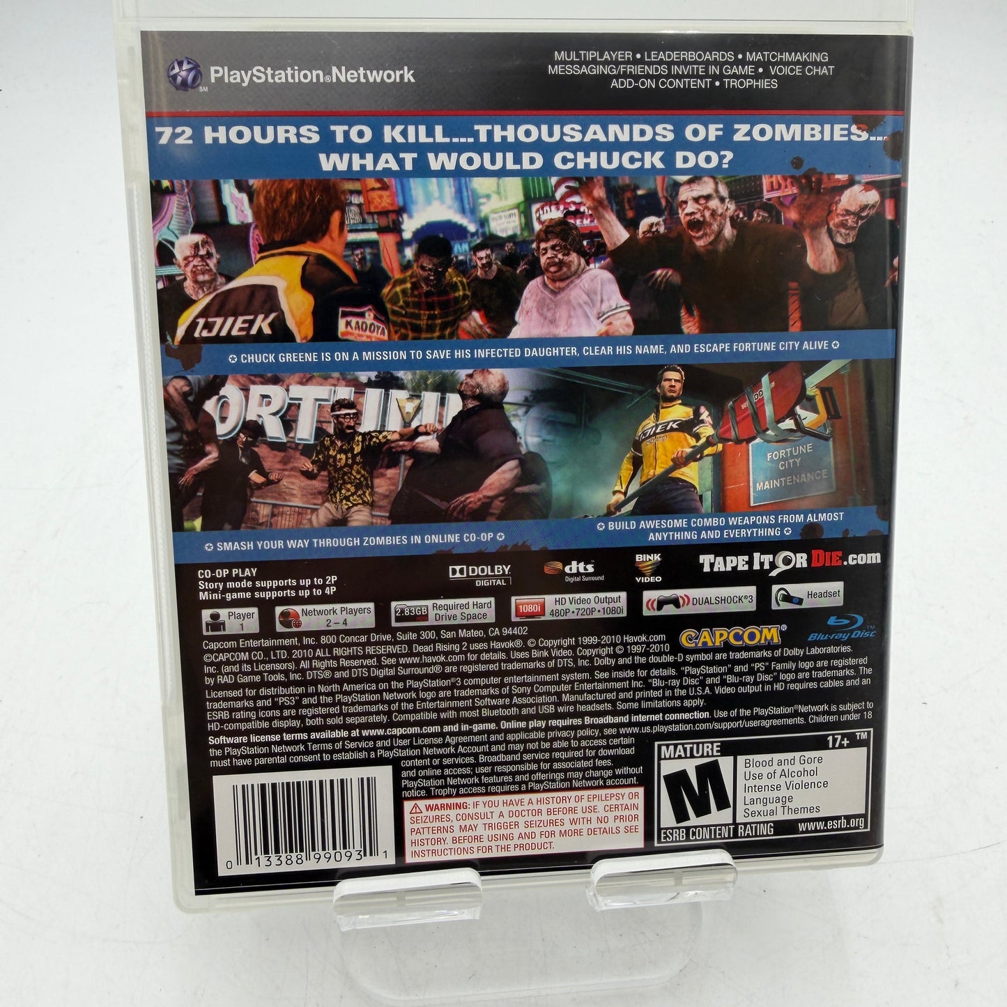 Dead Rising 2 for PlayStation 3 Video Game w/ Case, Manual & Inserts PS3
