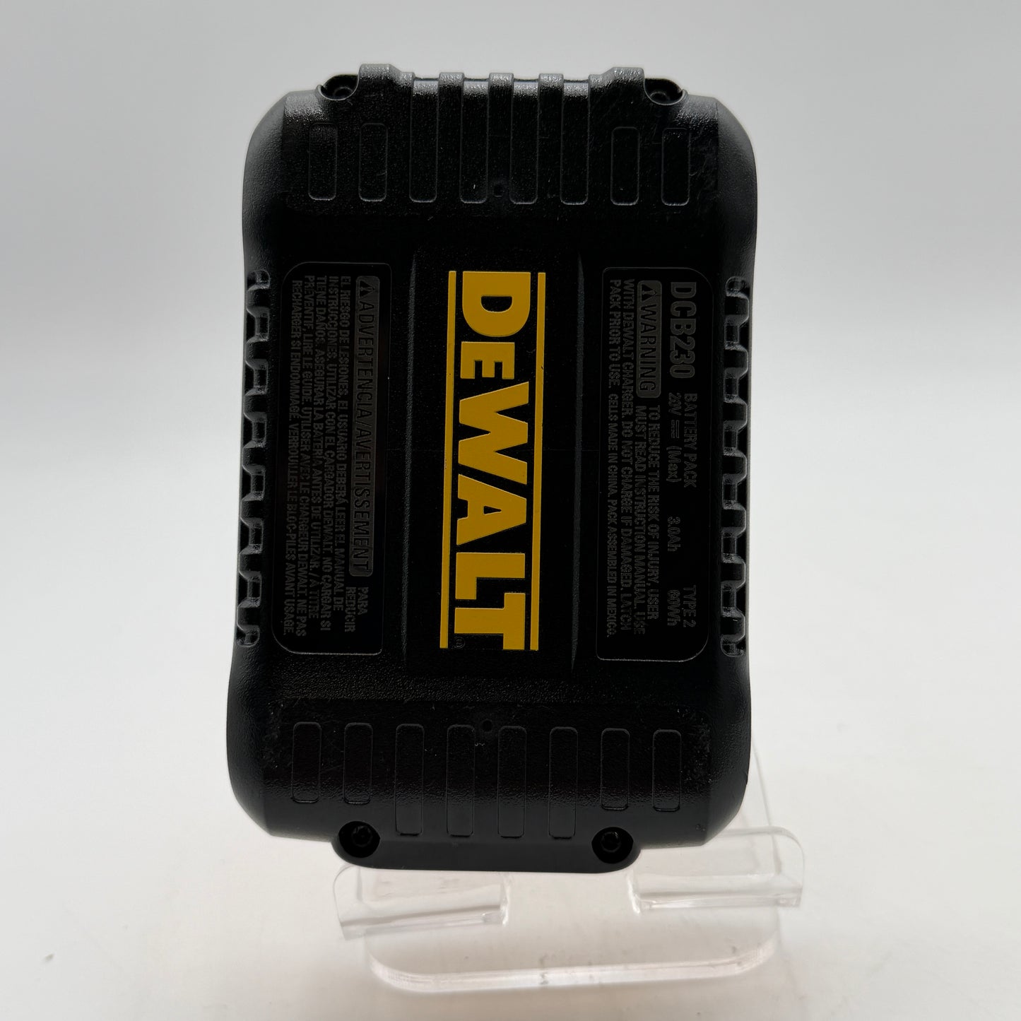 Dewalt DCB230 20V Max 3.0AH Lithium Ion Battery READ