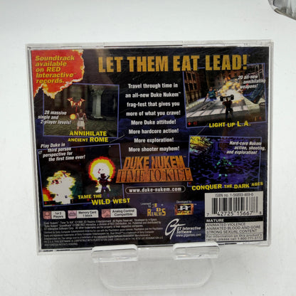 Duke Nukem Time to Kill Playstation PS1 (Complete with Case, Manual & Inserts)