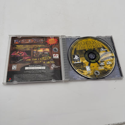 Duke Nukem Time to Kill Playstation PS1 (Complete with Case, Manual & Inserts)